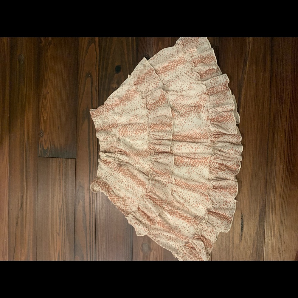 Alterd State Pink Snake Print Skirt